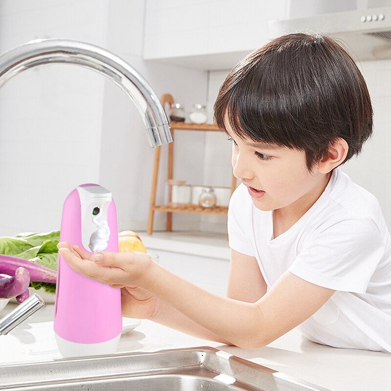 Automatic Soap Dispenser USB Infrared Motion Sensor Waterproof Pressless Foaming Soap Dispenser for Home Bathroom