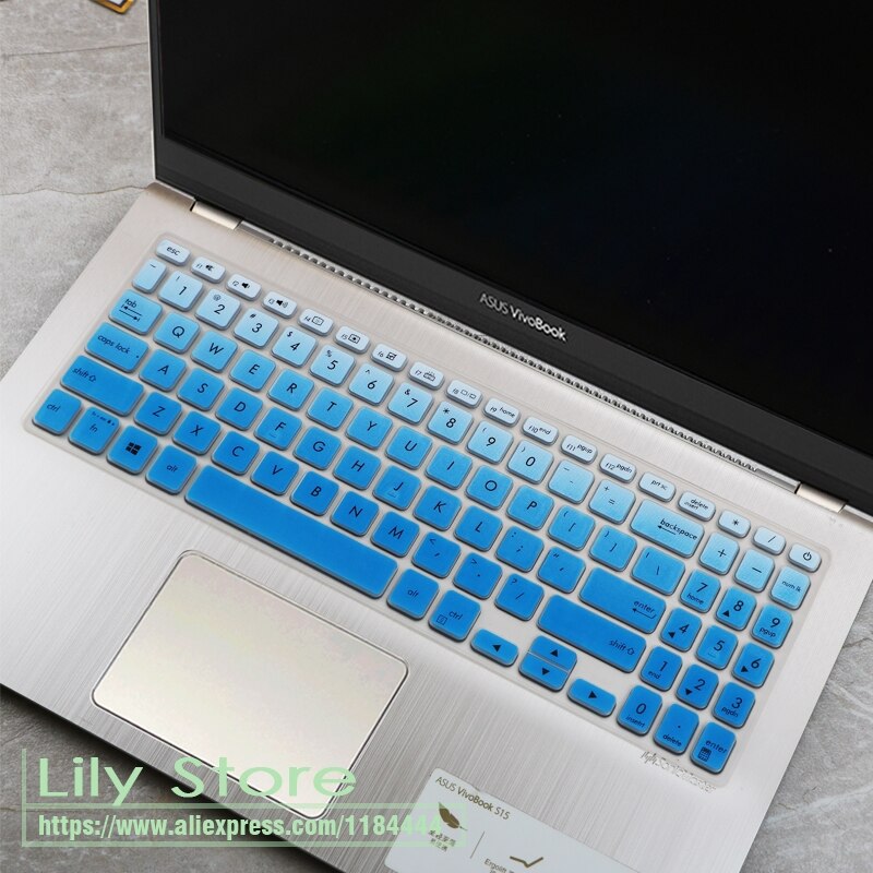 Dla Asus Vivobook 15x512 ub X512 FJ X512 FL X512 FB X515 FA X512F X512DA X512 UF X512 UA x512fb 15.6 cal klawiatura pokrywa skóry: fadeblue