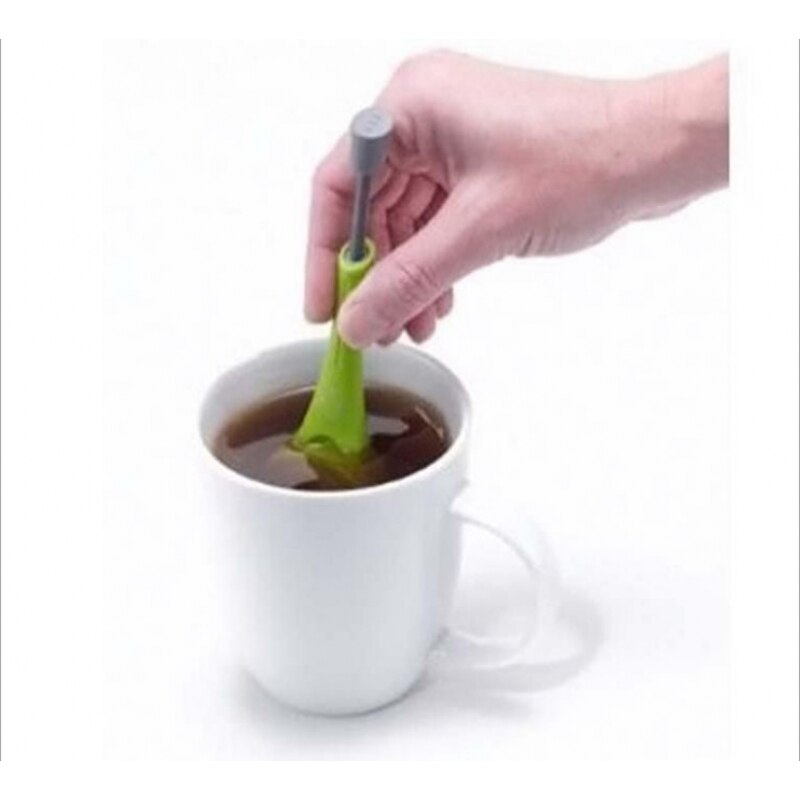 Reusable Long Handle Tea Brewer Healthy Food Grade Tea Strainer Plastic Measure Swirl Steep Stir&amp;press 2022