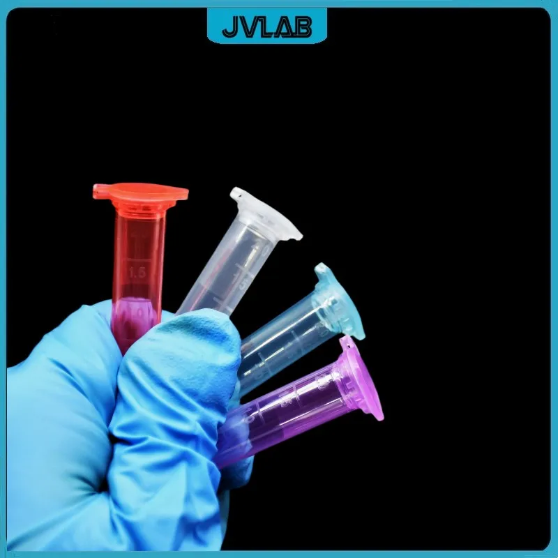 Microtubes Centrifugebuis 2 ml Lab Centrifugaalbuis Kleurrijke EP Buis Bodem Ronde PP Reageerbuis Snap-cap Clear Schaal 100/PK