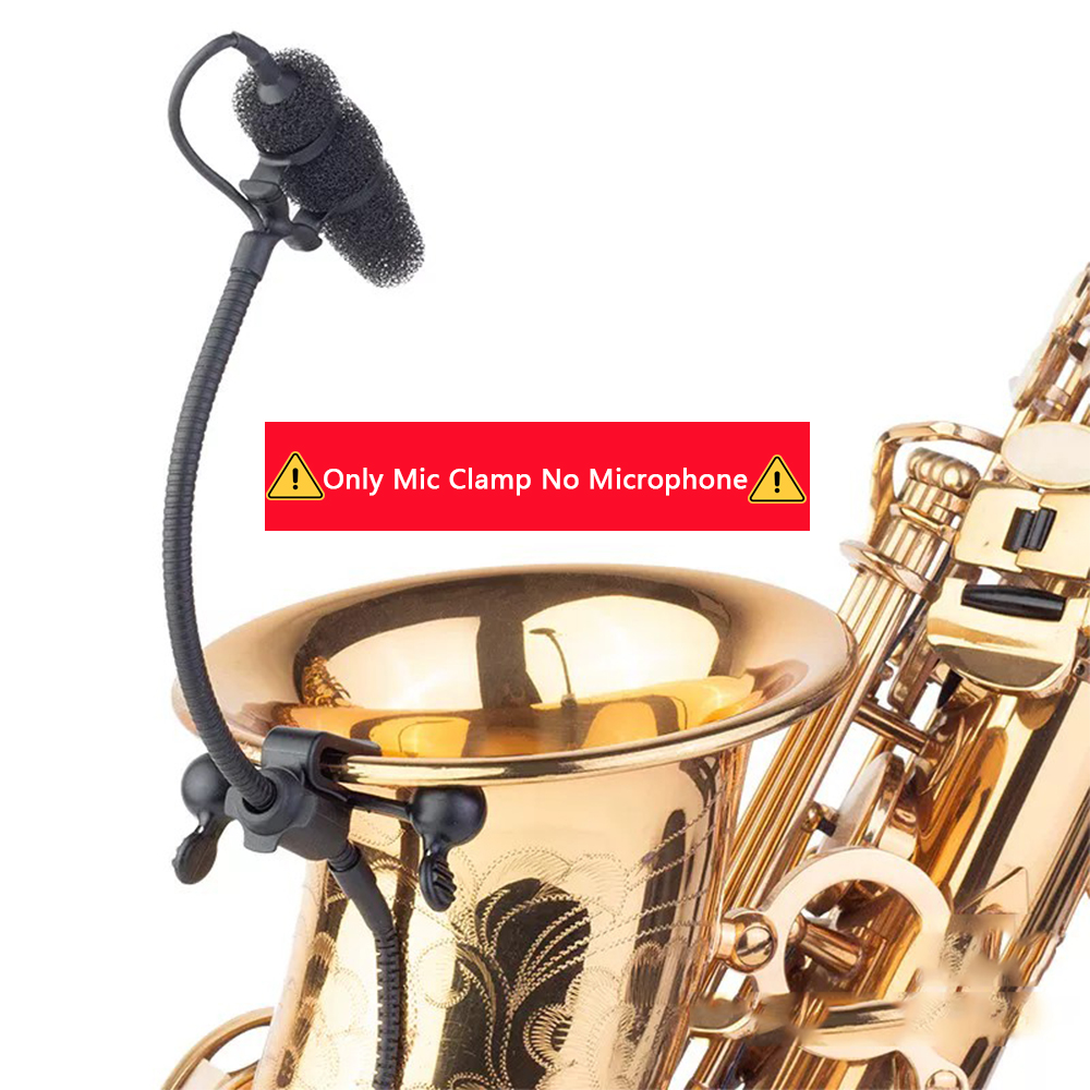 Suporte de Microfone para Instrumentos: Saxofone, Violino, Clarinete, Baixo, Violoncelo, Piano – Compatível com Suportes de Microfone de Corda DPA 4099