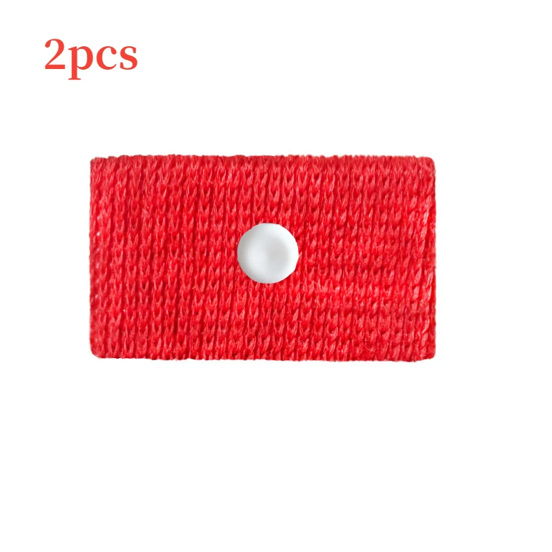 2 uds viaje mañana mareo muñequera Anti Nausea coche Van mar avión pulsera Anti-movimiento mareo pulsera correa barcos: Rojo