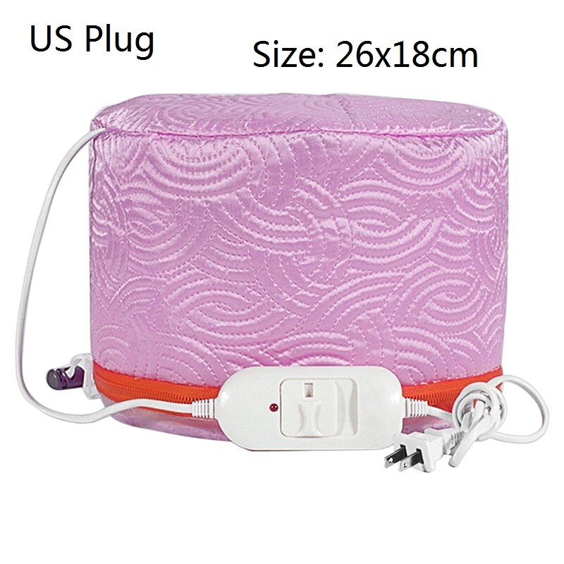 3 Modes Verstelbare Haar Steamer Cap Drogers Elektrische Haar Verwarming Cap Hoed Salon Thuisgebruik Diy Haar Spa Voedende Styling gereedschap: I  US Plug