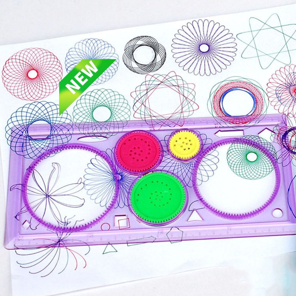 Kids Children Spirograph Geometric Ruler Learning ... – Grandado