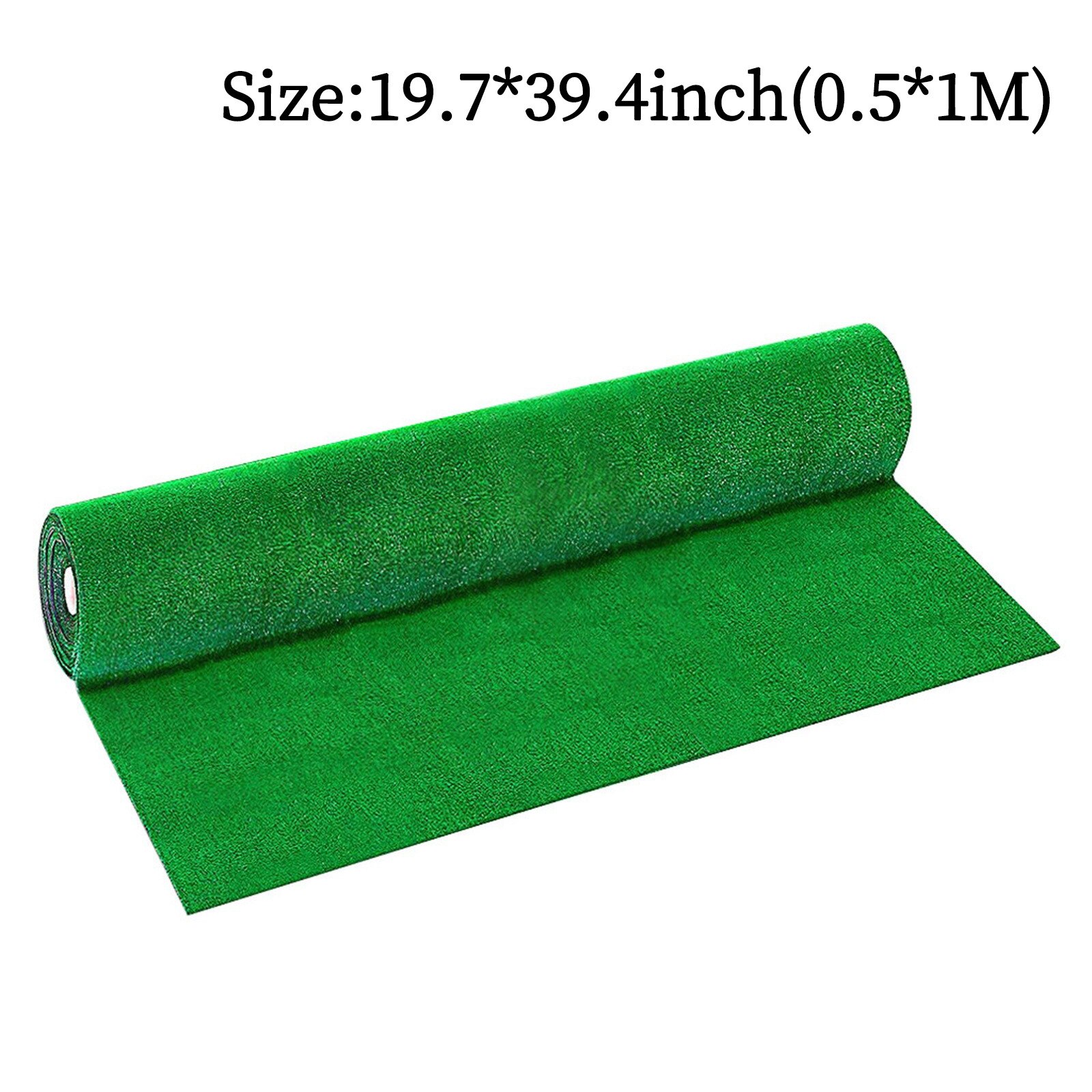 Alfombra de césped Artificial para exteriores, de plástico, para balcón, escuela, césped verde: 0.5x1m