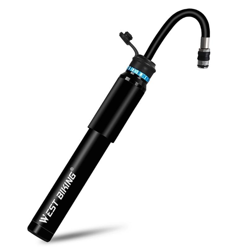 Mini Fahrrad Pumpe Presta/Schrader Tragbare Outdoor Ventil Reifen Berg Rennrad Reifen Inflator für Basketball