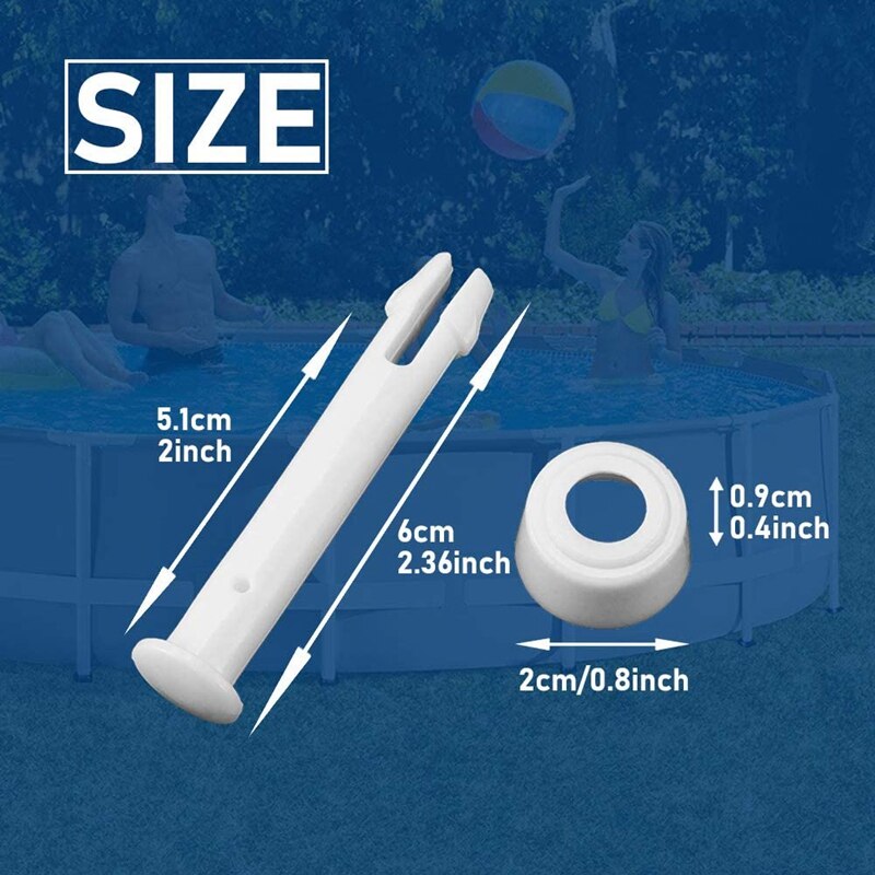 Schwimmbad-verbindungsstiftdichtungen, geeignet für intex 13 zoll (-24 zoll & vor ) 10 zoll, -12 zoll & nach)