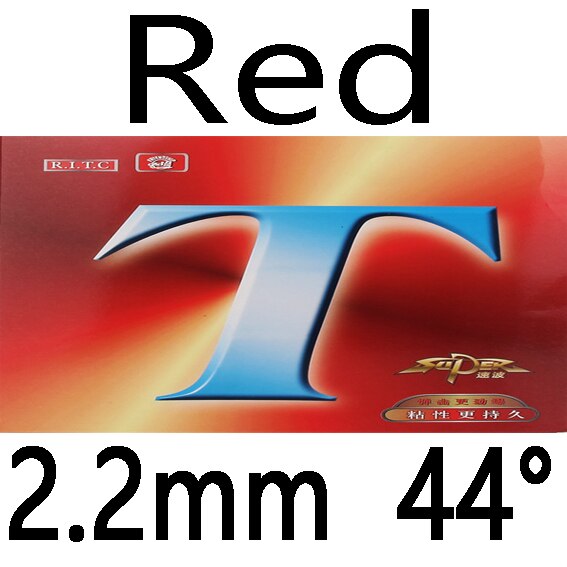 Pinzas De goma para Tenis De Mesa, SUPER T Pimples originales De la amistad, esponja De Ping Pong, Tenis De Mesa, 729: RED   2.2mm  44