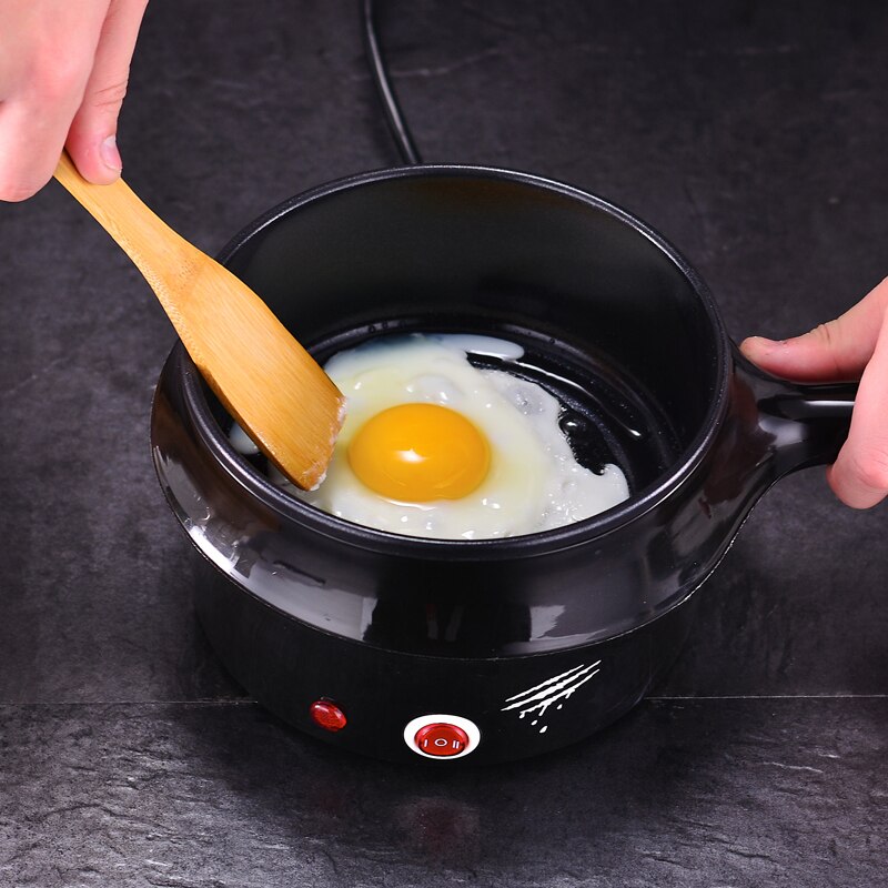 220V 1L Household Electric Multi Cooker Pot With Steamer Mini Portable Electric Cooking Pan Frying Plate EU/AU/UK Plug
