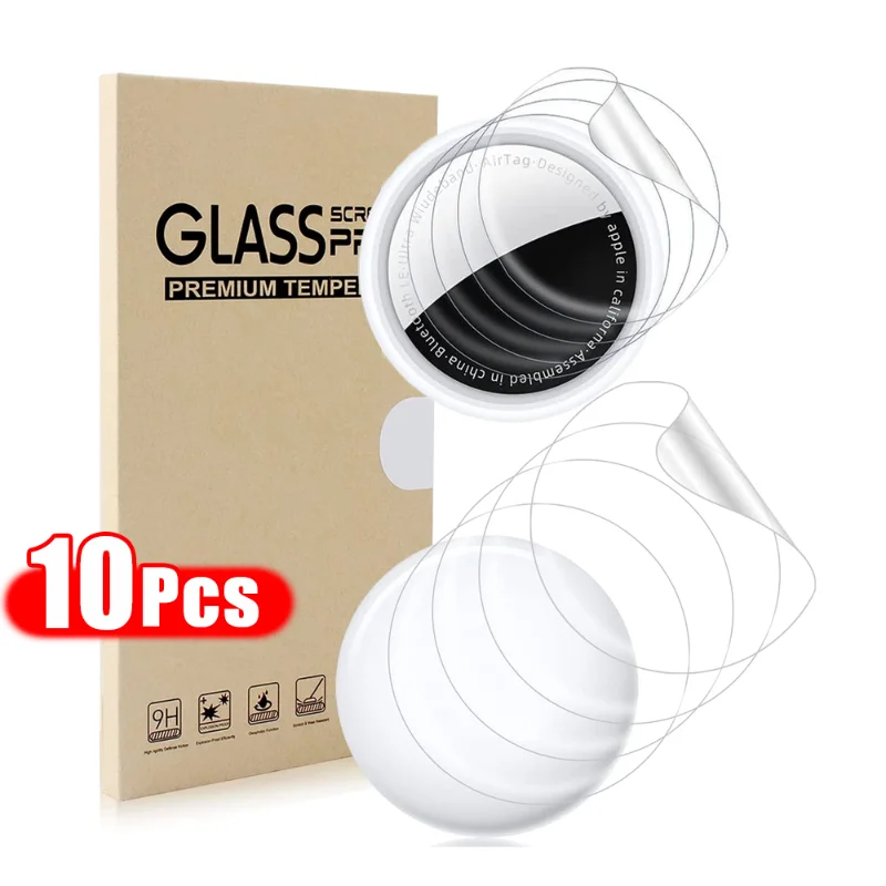 Protector de pantalla de hidrogel para localizador de perros y mascotas, película protectora suave y transparente antiarañazos para Apple Airtag