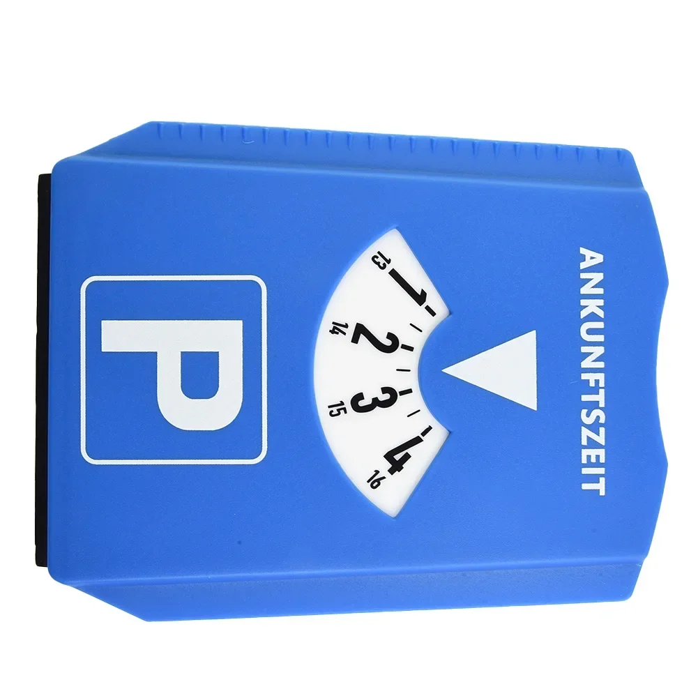 Parkeerschijf Timer Klok Aankomst Tijdweergave Blauw ABS Parkeren Draagbare Parkeertijd Teken Timer Klok