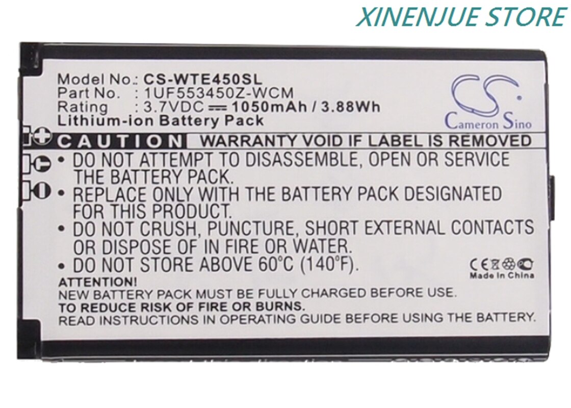 Batterie de tablette pour Wacom CTL-470,CTH-470,CTH-670,CTH-470S,CTH-670S,CTH-670S-DE,Intuos5 Touch,PTH-450-XX,: 1050mAh