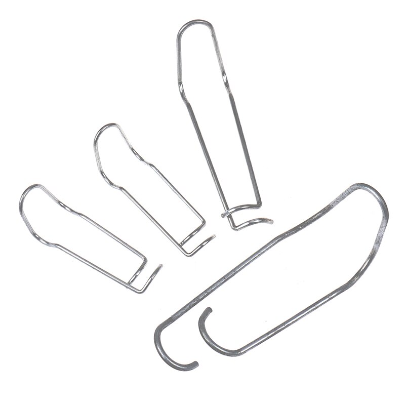 Pipe support fixing clamp Connector Steel Pressing spring Wire clip buckle for garden Greenhouse building Hardware 4Size