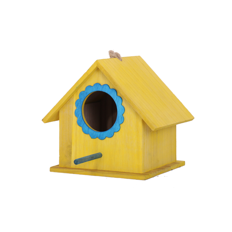 Outdoor bird house wooden pearl sparrow bird house wood bird nest decoration bird cage breeding box ZP4021507