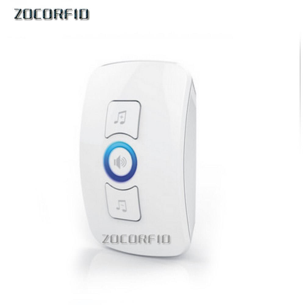 Plug-in Wireless Door Bell Waterproof Push Button Doorbell for Home with 36 Chimes 1 Outdoor Transmitter + 1 Indoor Receiver