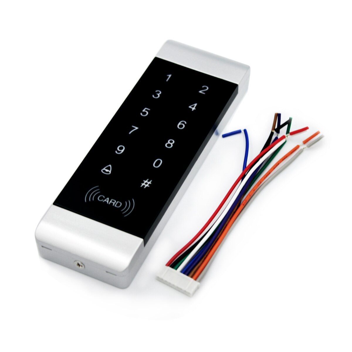 125khz RFID access control Standalone Access Control keypad reader Narrow Snall Size Door Frame Touch Keypad w/ Backlight