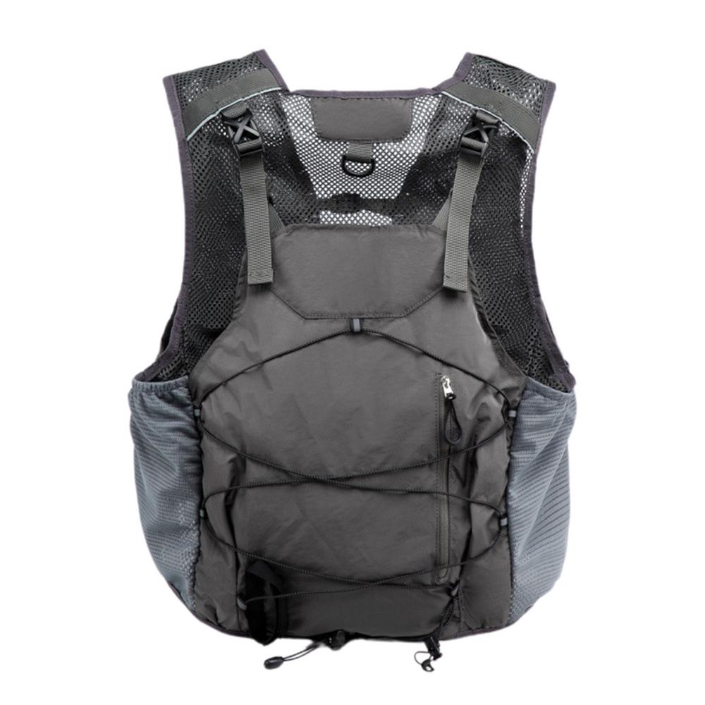 Chest Pack Cycling Water Vest Sports Utility Chest Pack With Built-In Phone Holder For Workouts Running Cycling: GRAY COLOR