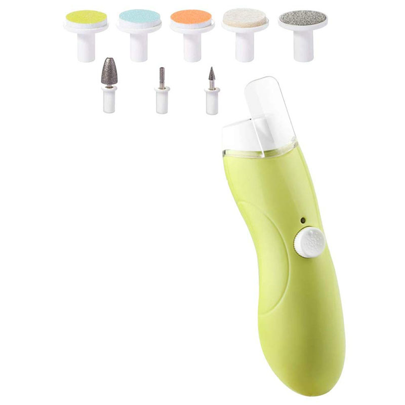 Wiederaufladbarer, sicherer elektrischer nagelknipser für babys, kleinkinder und freundlicher – Ideal für zehen- und fingernäGel.: Grün