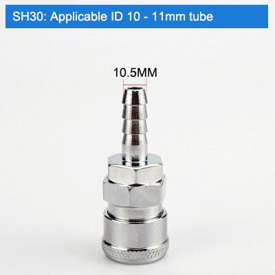 C type Hose Quick connector PP30 SP30 PF30 SF30 PH30 SH30 PM30 SM30 Pneumatic fitting Conector del compresor de aire: SH30