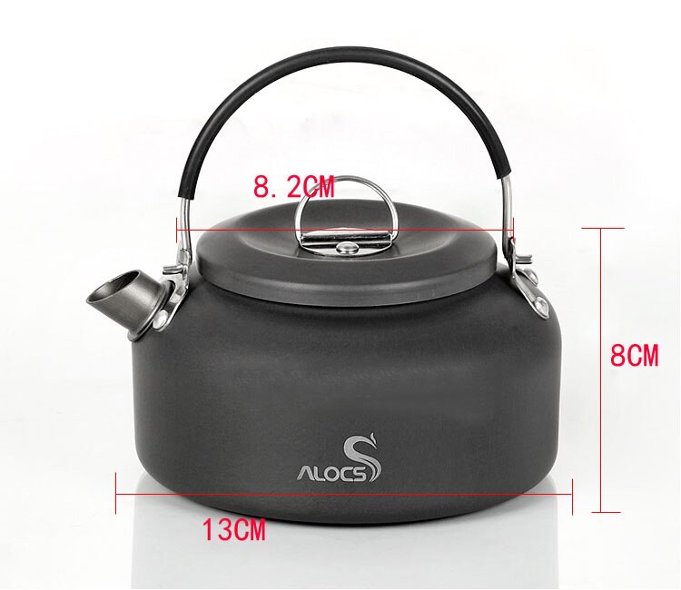Utomhus vattenkokare camping kokkärl vattenkanna 1.4l 210g lätta cw -k03