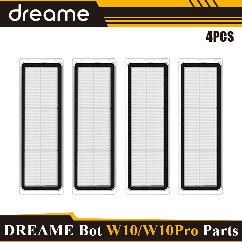 For Dreame Bot W10/W10 PRO Robot Vacuum Cleaner Spare Parts Washable Main Brush HEPA Mop Filter Replacement Parts: Dark Khaki