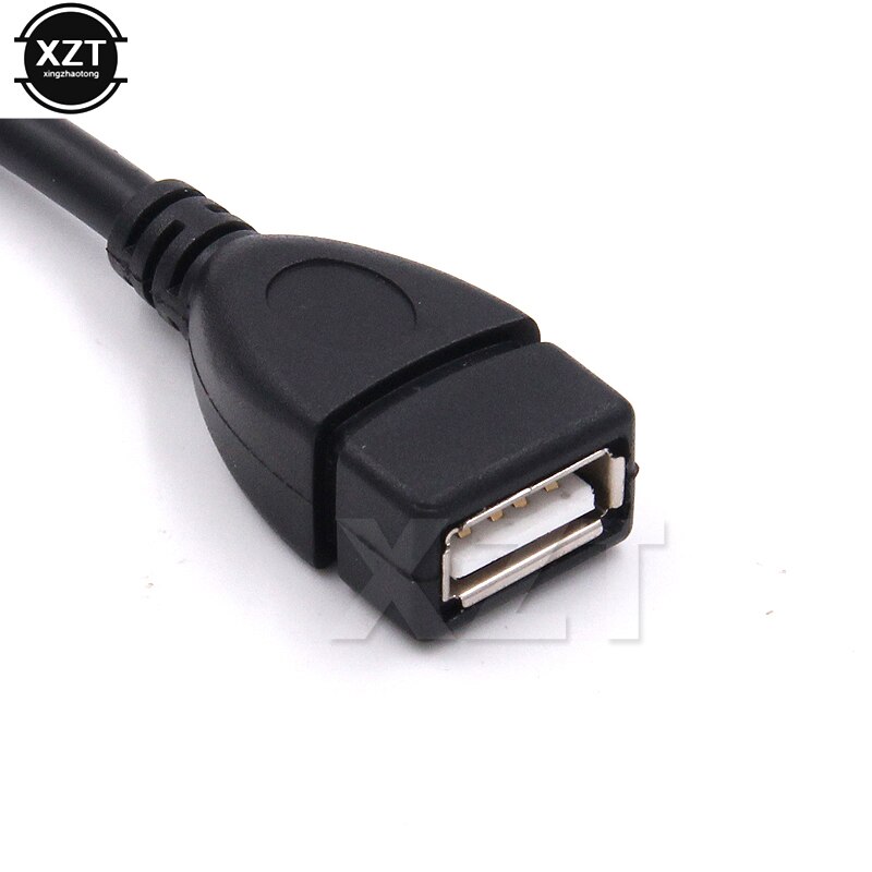 Gorąca wyprzedaż wysokiej jakości czarny w lewo strąk kątem 90 stopni USB 2.0 typu A męnarty na żeńnarty USB przedłużenie kabla kabel przewód