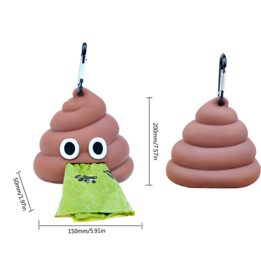 distributeur de sac de merde de chien forme drôle porte-boîte de rangement distributeur de sac de déchets convient pour laisse pour animaux de compagnie sacs de merde ensemble fournitures pour animaux de compagnie