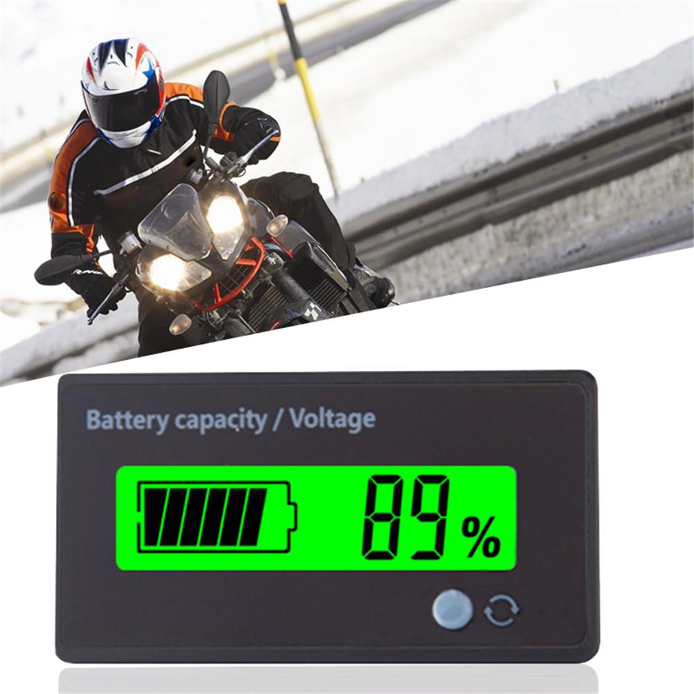 Medidor de batería de motocicleta de 12 V-84 V capacidad de voltaje de la batería Digital moto