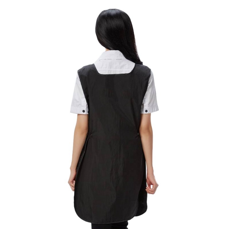 Black Women Salon Hairdressing Hair Cutting Apron Cape for Barber Hairstylist Practical Hairdresser Cloth