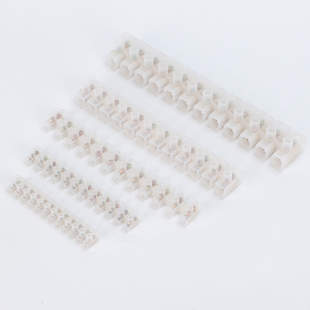 Brass Junction Box Electrical Screw Terminal Block and Insulated Barrier Strip Wire Connector Connecter Electronic Cable Contact