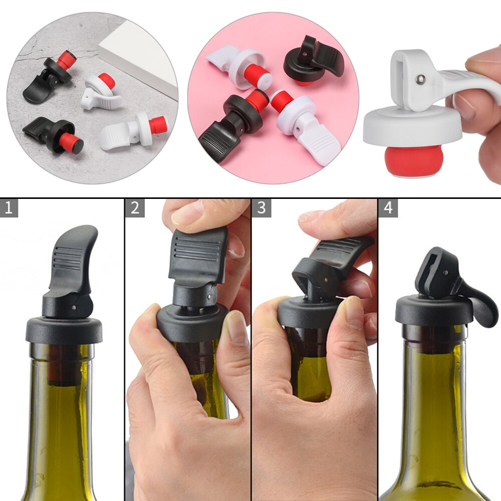 1Pc kształt kapelusza silikonowy korek do wina próżnia wielokrotnego użytku Sealed kreatywny korek do przechowywania wina wtyczka szampana domowy Bar narzędzie kuchenne