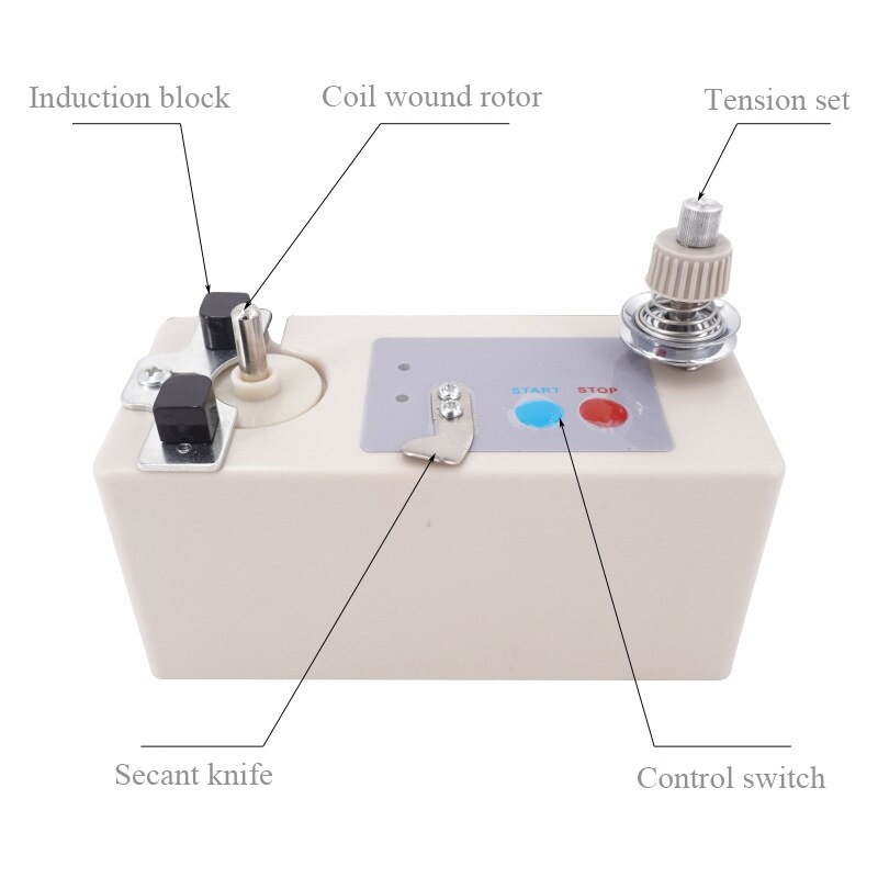 RXQ-1 Elektrische Intelligente Spoelopwinder Automatische Automatische Draad Naaimachine Zonder De Basis