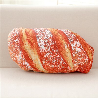 Simulationnel en peluche pain steak pizza forme oreiller drôle nourriture sieste oreiller et coussin enfants jouet d'anniversaire: 60cm bread tang