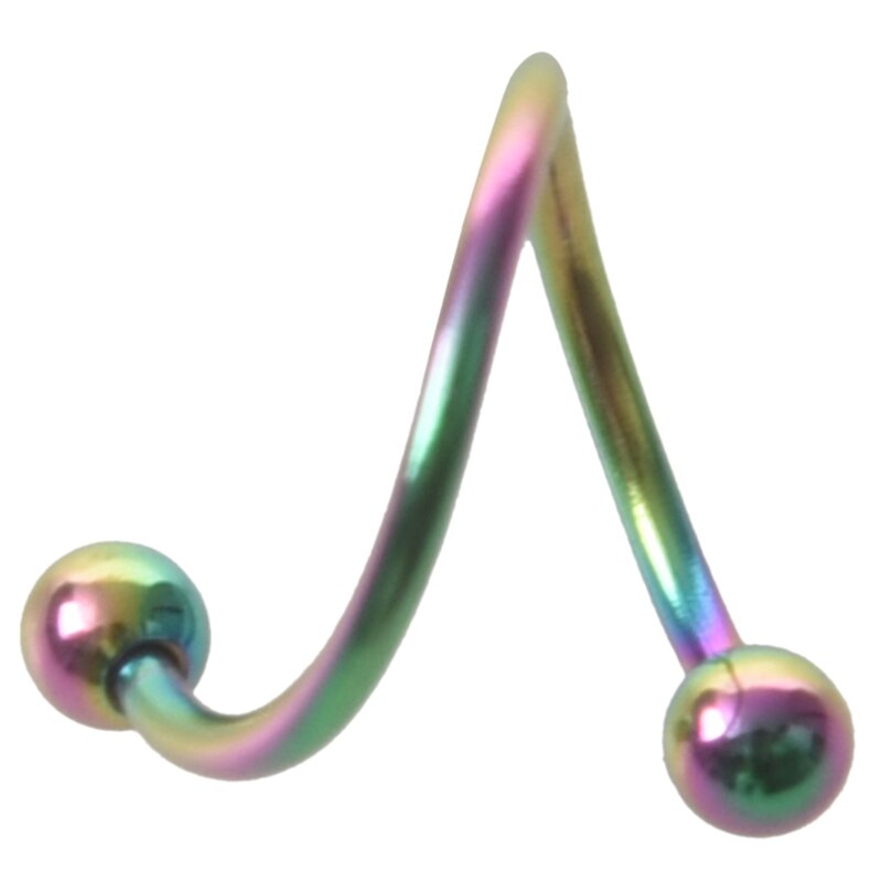Edelstahl Flexo Twist Helix Knorpel Ring Ohrring Piercing Viele Multicolor