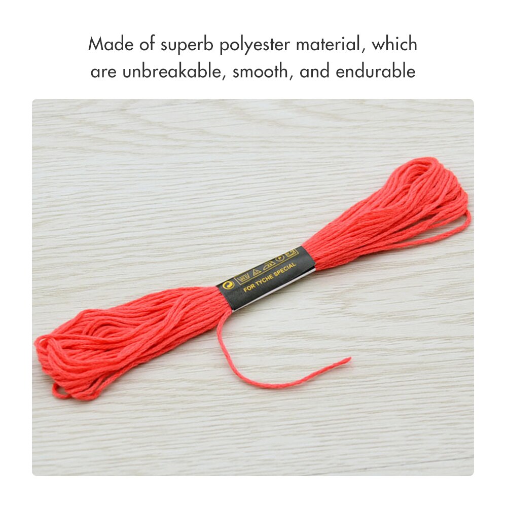 Embroidery Thread 447 Colors Embroidery Floss Cross Stitch Kit Embroidery Silk Line Floss 8m 6 8 Individual Strands Stitch DIY