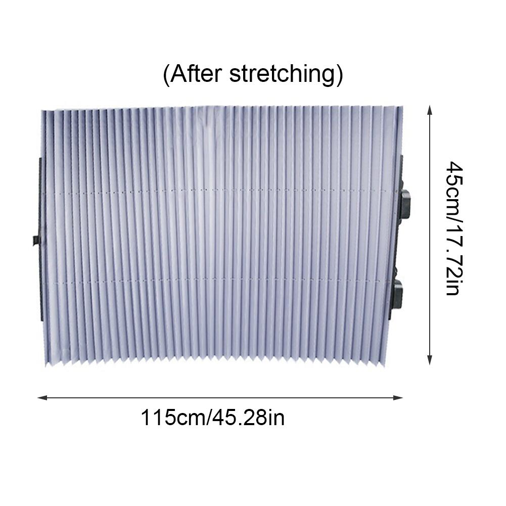 Voorruit Zonnescherm Intrekbare Window Zonnescherm Visor Shield Cover Voor De Meeste Auto