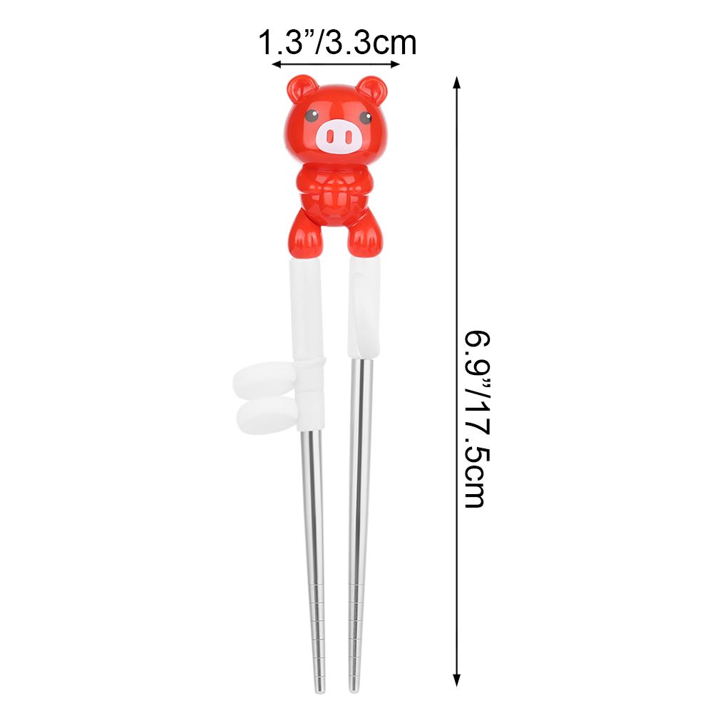 Correct Usage Practice Chopstick Finger Sets Cartoon Pig Learning Chopsticks Training Chopsticks Children