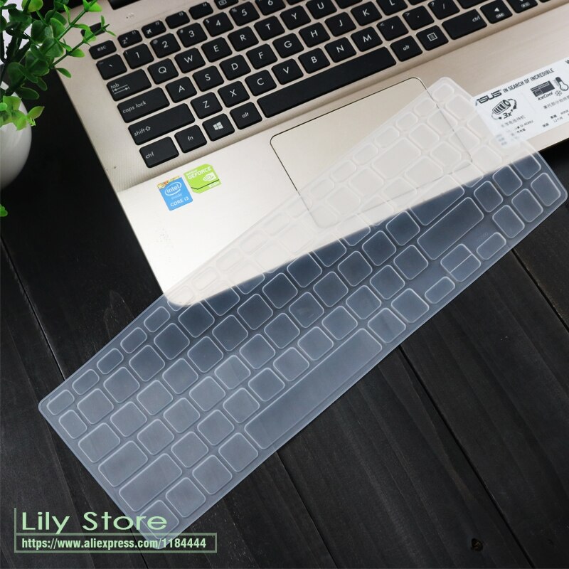 Silicone Gel Keyboard Cover Protector Skin For Asus S530FN S530UN S5300 S5300U S5300UN for ASUS Vivobook S15 15.6 inch