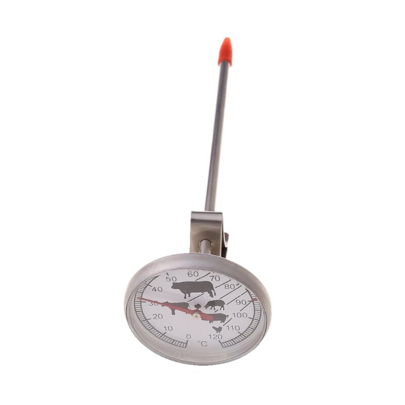 Stainless Steel Instant Read Probe Thermometer BBQ Food Cooking Meat Gauge J0PD