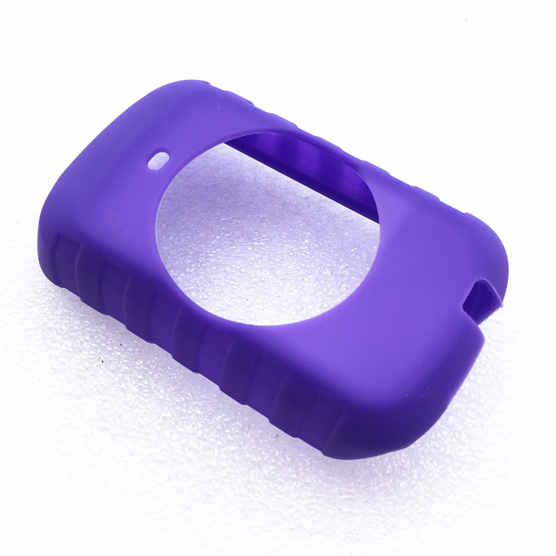 Generieke Bike Gel Case &amp; Screen Protector Cover voor Garmin Edge 830 GPS Computer Case voor garmin edge 830: Paars