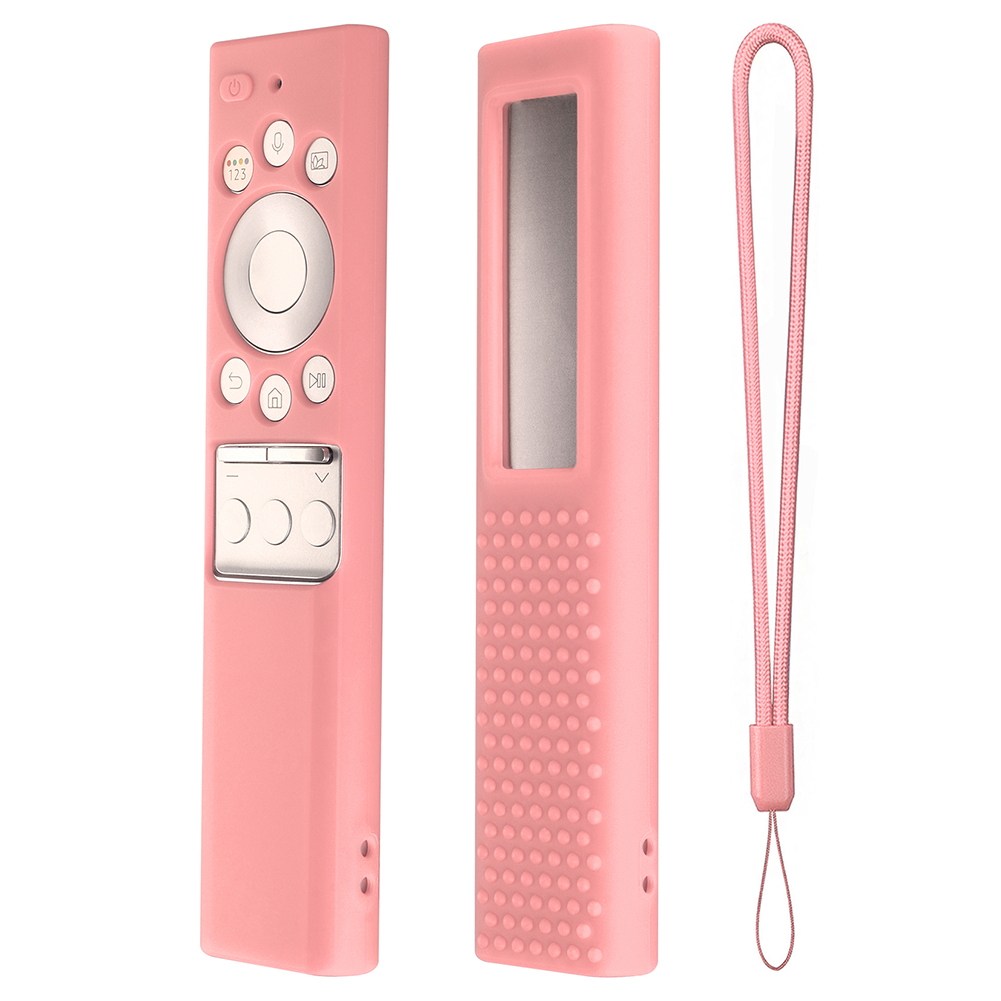 For Samsung TV BN59-01265A BN59-01271A BN59-01272A Silicone Dustproof Protective Cover Remote Control Case: Pink