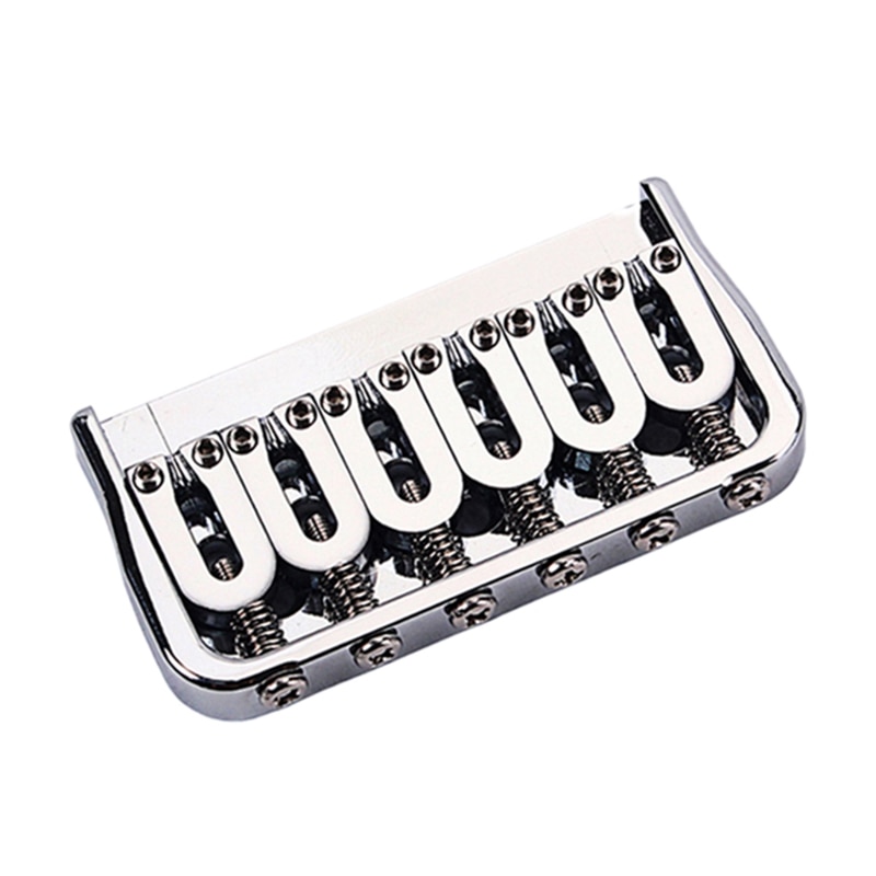 6-String Electric Guitar Saddle Bridge / Metal Fixed Bridge: Default Title