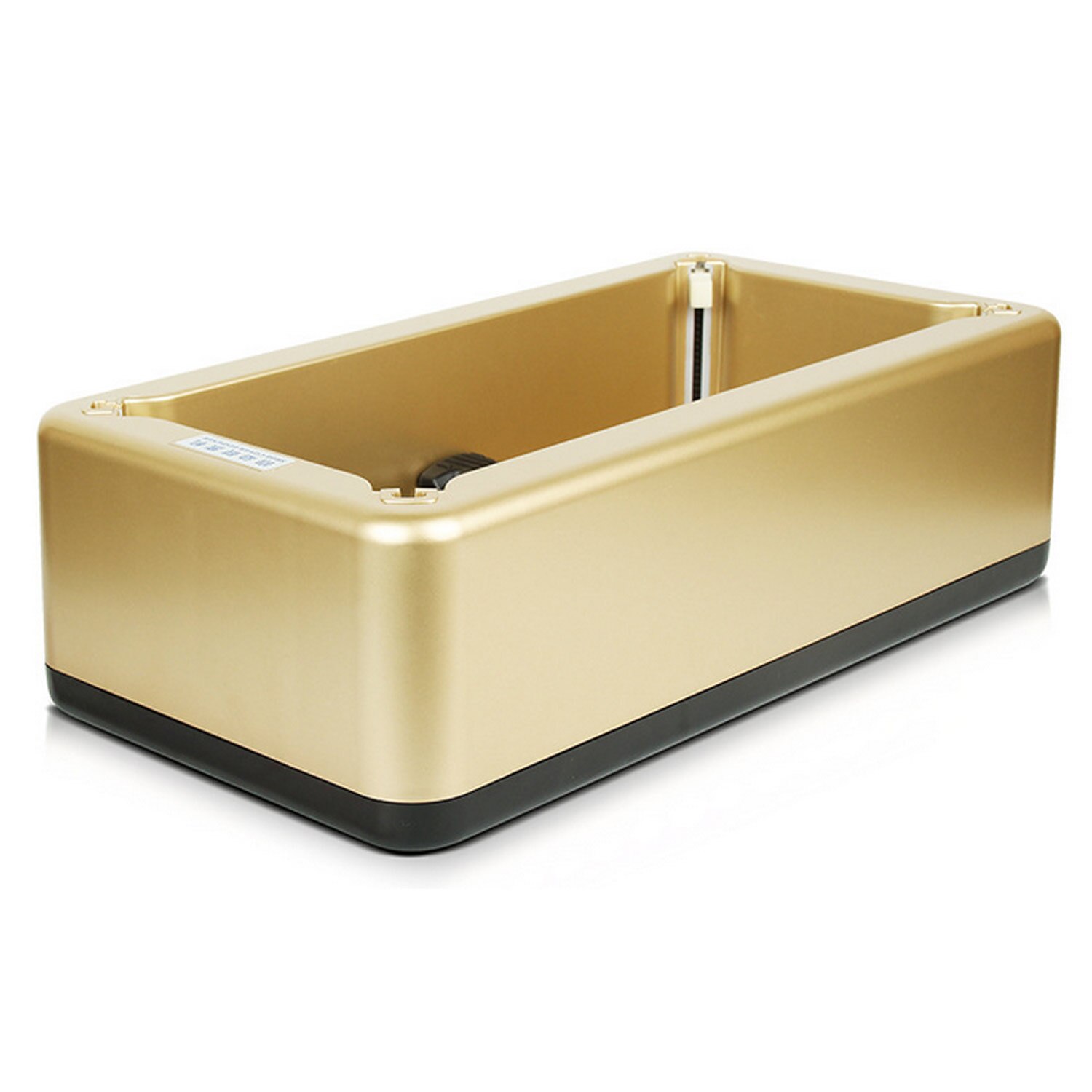Shoe Covers Box Dispenser Portable Automatic Foot Boot Cover Machine with T Buckle for Indoor Hospitals Home Shop Office: Gold