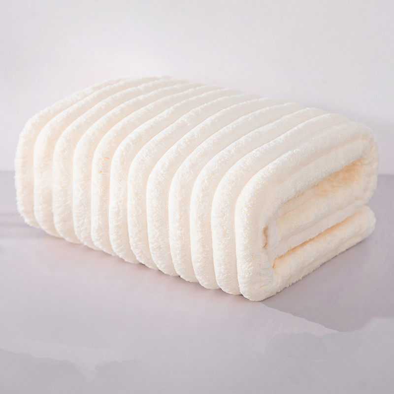Toalla de baño agrandada y engrosada, adecuada para mujeres, se puede envolver en toallas absorbentes de algodón, pareja, coral adulto: XS / 25 #
