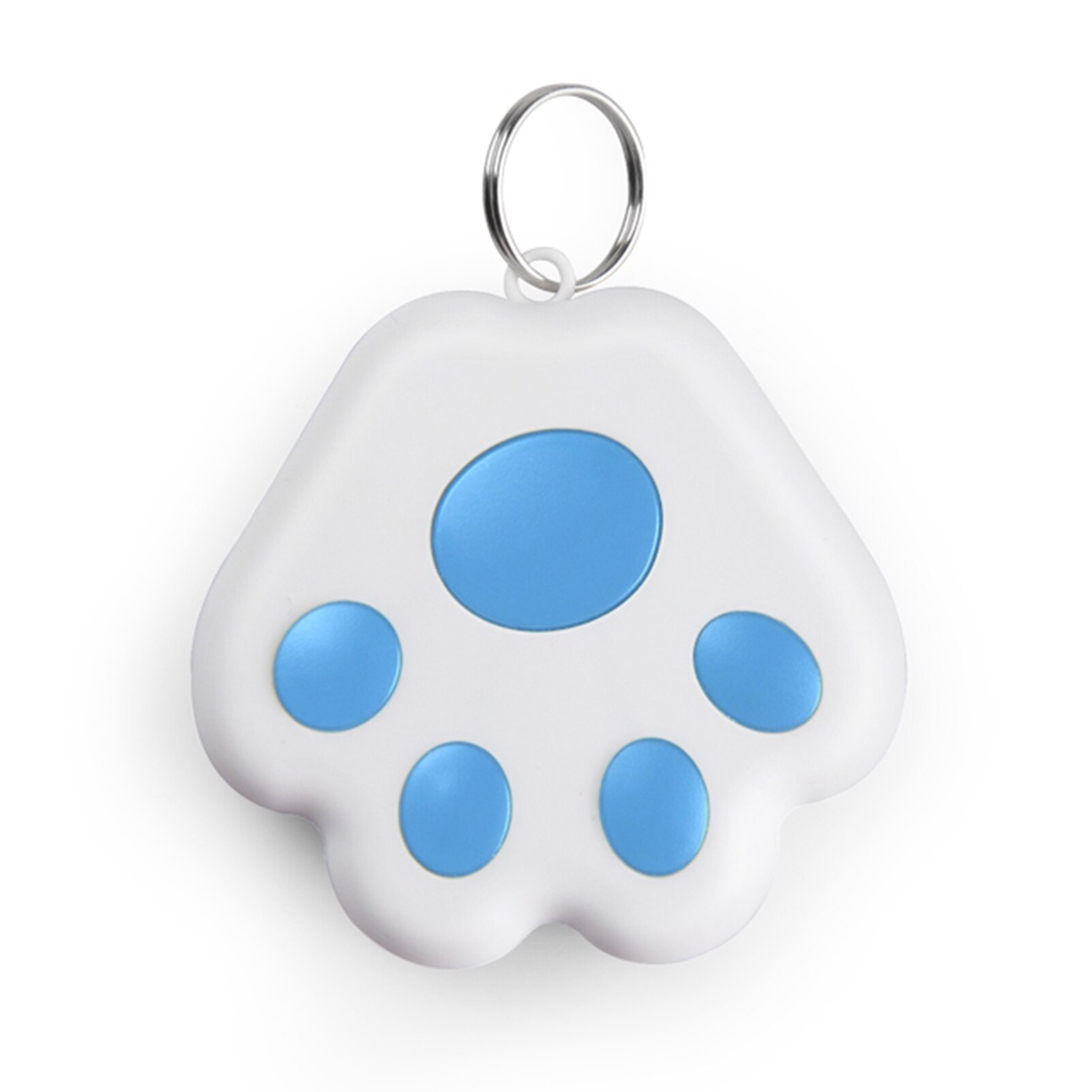 Bluetooth Anti-lost Device Tracking Selfie Finder Dog Paw Anti-lost Device Tracking Selfie Finder Pets' Paw Tracking Self Timer: Blue