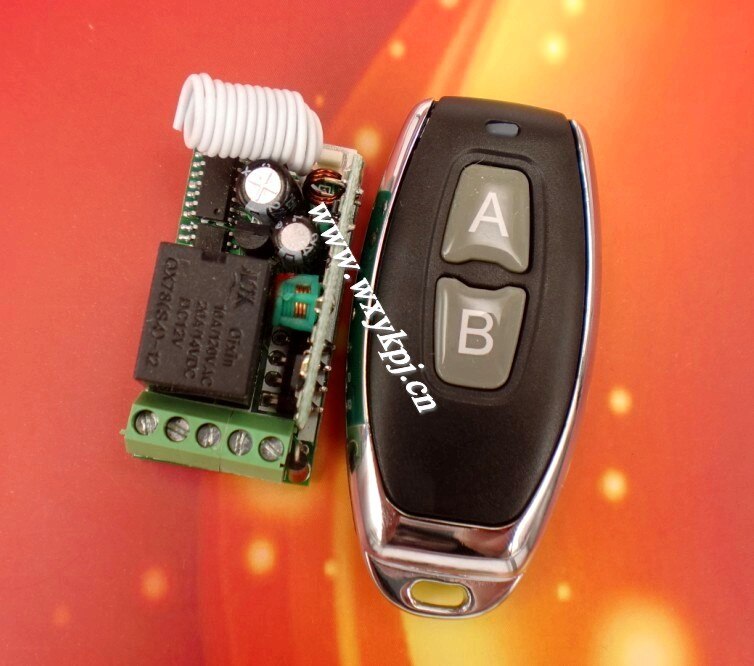 DC12V 1CH RF Kabellose Fernbedienung Mini Schalter Mit Mini Remote/Sender Für Haushaltsgerät Automatisierung China Hersteller