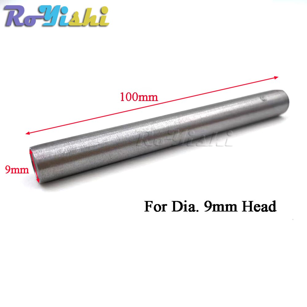 Double cap rivets setting tool single cap snap rivet punch setter hand tool Steel spike studs for leather craft garment shoe DIY: 9mm