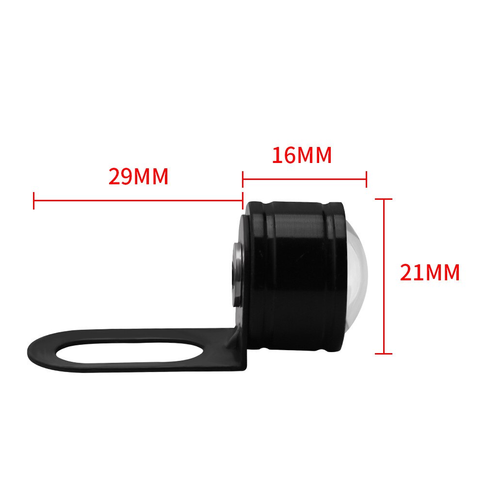 Lámpara de ojo de halcón para motocicleta, 2 uds., lámpara de fuego fantasma, información de componente, Pedal de halcón, LED, lámpara de Flash para espejo, 12V