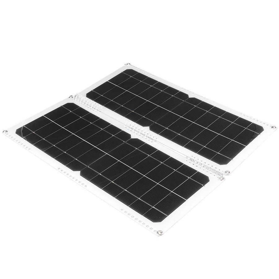 20W 12V Protable Solar Panel Kit Folding Solar Panels Mini Solar System DIY For Battery Cell Phone Chargers