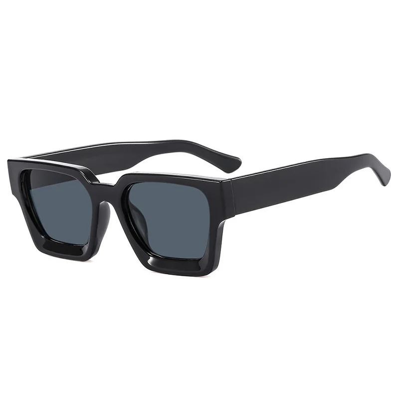 Vintage små firkantede solbriller mænd kvinder retro mærke grønne solbriller unisex i populære solbriller  uv400: Grøn